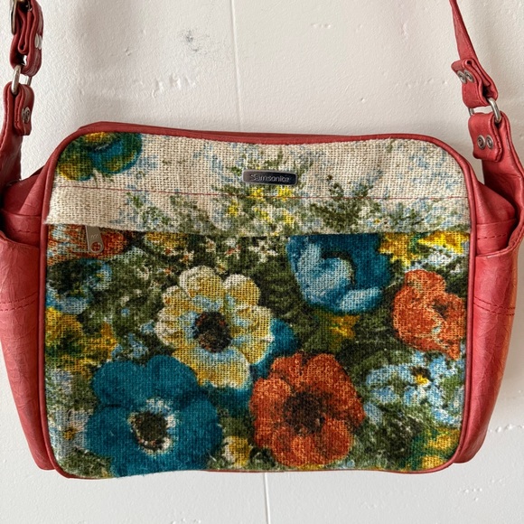 Samsonite Handbags - 80 🍒 Vintage Samsonite | Floral Tapestry Briefcase Bag | Retro Floral